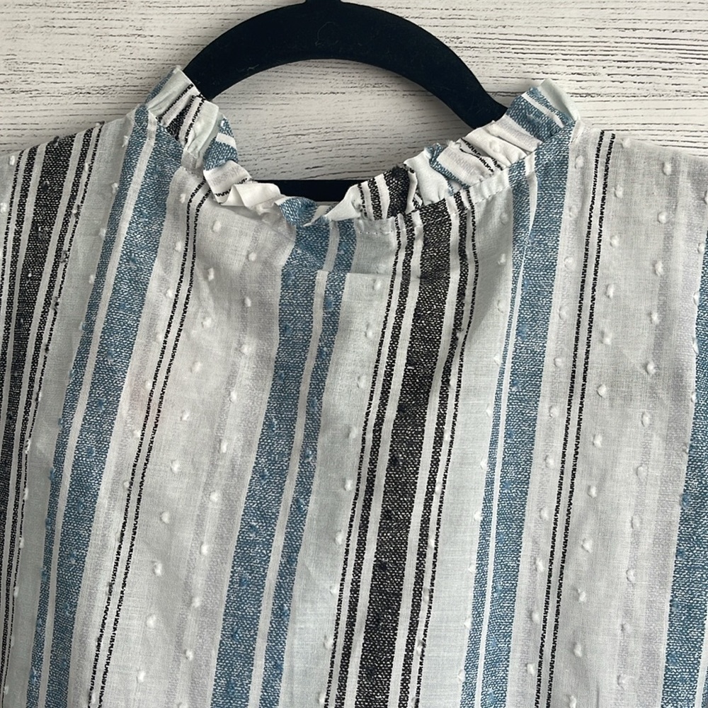 MOD Lusive Stripped Ruffle Top | SIZE S - Picture 4 of 7